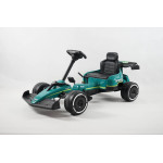 Šľapacia kára Gokart Aston Martin - zelená